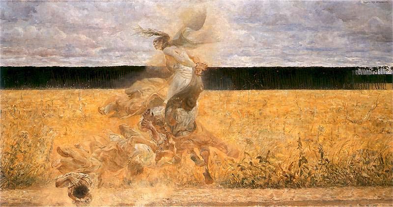 Jacek Malczewski In the cloud.